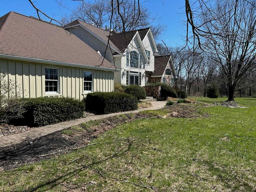 Mulching — before